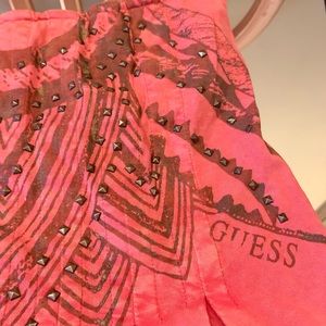 Guess Strapless embellished Top